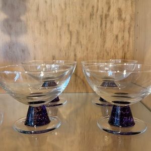 Denby glass dessert bowls